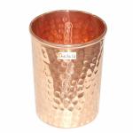Prisha India Craft Hammered Copper Glass,250ml