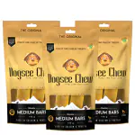 Dogsee Chew Medium Bars|100% Natural Himalayan Vegetarian Yak Chew Sticks-420 gm(140*3)