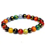 Crystal Divine Om Mani Healing Crystal Bracelet For Woman 8mm Money Magnet Bracelet For Girls Crystal Bracelet For Men Friendship Gifts Hand Bracelet Couple Bracelet Aesthetic Bracelets For Gifts