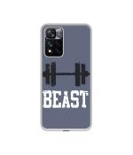 Casotec Beast Gym Design Printed Silicon Soft TPU Back Case Cover for Mi 11i Hypercharge 5G / Mi 11i 5G