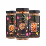 GREENLAND Roasted Puffs (Pack of 3, 1x70 g, 2x85 g) Healthy Snacks | Gluten Free | Rich in Protein | Zero Trans Fat | Flavor: Magic Masala Jowar, Smoked Chilli & Lime Quinoa, Pizza Mania Quinoa