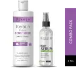Sevaen Keratin Conditioner And Professional Hair Serum For Women 2 Pc
