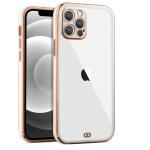 Sonty IPhone 12 Pro Max White Plastic and Thermoplastic Polyurethane Anti Fingerprint Mobile Back Cover