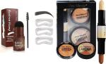 bingeable Eyebrow Stamp Enhancer Stamper Kit Waterproof Concealer Highlighter Contour (Set Of 2)