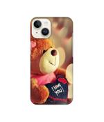 Casotec Teddy Bear Design 3D Printed Hard Back Case Cover for Apple iPhone 14 Plus