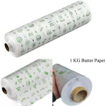 Homeleven Food Wrapping Parchment Paper Roll Roti Paratha Wrap Hygienic Food Grade Butter Paper 1 KG Roll