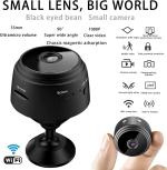 Sropx Black Night Vision Motion Detection Security Cam, 64 Gb, 1 Channel