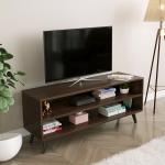 BLUEWUD Leo Engineered Wood Tv Entertainment Unit Cabinet with Storage, Wenge, for Upto 42