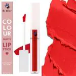 Bee Blushy Matte Liquid Lipstick Long Lasting Waterproof Enriched With Vitamin E (Charming Red,5ml)