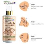 Hargonostic Stretch Marks Oil Scar Reduction Hydrating Formula Silky-Smooth Texture Elasticity Restoration Natural Ingredients 100 ML [Pack Of 1]