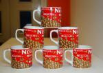 The Earthencraft Ceramic Nescafe Red Tea / Coffee / Milk Cup,Set of 6 Piece ( 150 ML)
