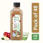 Alo Frut Apple Aloevera Juice 200 ml (Pack of 48)