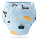 Bembika Light Blue Animal Cotton Baby Potty Training Pants For Kids - L