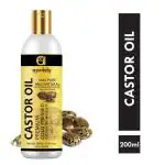 Ayurdaily Premium Cold Pressed Castor oil 100% Pure & Natural for Healthy Hair & Skin 200ML