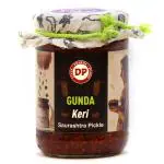 Divyaprabha Foods Saurashtra Special Gunda Keri Pickle | Gujarati lasode ka Achaar | Tangy and Spicy | Sun-Dried. No Artificial Colours Or Preservatives | 100% Organic Homemade Saurashtra-Style Special Gunda Keri Pickle, 500g
