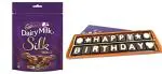 Fabbites Dairy Milk Silk And Chocolate Box Happy Birthday - 210 G