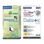Vringra Aloe Sports + Dr Oxyn Silver Plus Diabetic Care Socks For Men & Women - Pain Relief Socks - Diabetic Socks - (Pack of 2)