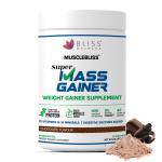 Bliss Welness Musclebliss Super Mass Gainer | Essential Vitamin and Minerals With High Protein and Calories Weight Gainer Supplement - 1 kg (Chocolate Flavour )
