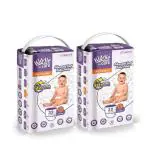 Kiddle Care Advanced Soft Baby Pants Diaper, Large (L) Size, 32 Count, Leak Proof, Up To 12 Hours Protection, Wetness Indicator, Pack Of 2, 9-14 Kg