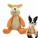 PETS EMPIRE RABIT Squeaky Plush Toy for Dogs | Soft Plush Chew Toys Designed for Puppies | Non-Toxic, Soft, Stuffed Interactive Cute Squeaky Toy | Teething Rope Dog for Small to Medium Dogs