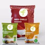 Freshtige Mirchi (Red Chilly powder-500g) + Haldi (Turmeric powder-200g) + Dhania (Coriander powder-200g)