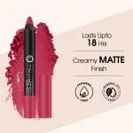 Colors Queen Color It All Non-Transfer Lip Crayon Lipstick| Long Lasting Crayon Lipstick with Creamy Matte Finish| Smudge Proof & Kiss Proof Lip Crayon for Women (Make it Happen, 3.5 gram) Lipstick