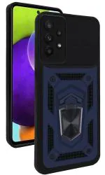 Jkobi Back Cover Case for Samsung Galaxy A52 | A52 5G | A52s 5G (Hybrid Armor Bumper Kickstand Shockproof with Camera Protection | Phantom Blue)