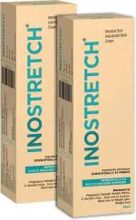 Inostretch Anti-Stretch Mark cream,Clinically proven paraben free (Pack of 2)