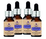 KARTWIZ Lavender Essential Oil for Dark Spot Correction and Glowing Skin - 100% Therapeutic Grade (Suits All Types Of Hair And Skin) |15ML| Pack of 4