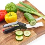 VENIK Smart Clever Cutter, Kitchen Knife, Food Chopper Fruit and Vegetable Cutter Stainless Steel, Kitchen Scissors, Vegetable Smart Cutter