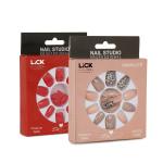 Lick Nail Art Nail Extension Acrylic Press on Nails With Application Kit, Combo of 2 (28, 24)