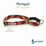 Pet Glam Martingale dog collar-Blaze Large