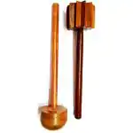 Jayam Traditional Combo Wooden Hand Masher/Dal/Lassi Ghotni