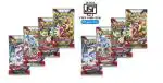 MOONZA Pokemon TCG : Scarlet & Violet Sleeved 8 Booster Pack Playing Card For Kid's