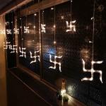 Gesto 8 Feet 12 Swastik Light for Decoration - 8 Flashing Modes Swastik Light for mandir | Window Swastik Led Lights for Door Entrance | for Diwali Decoration,Pooja Room Decoration,Mandir Decoration
