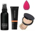 KA CAYLA Beauzy makeup kit Fixer,matte foundation compact powder with blender