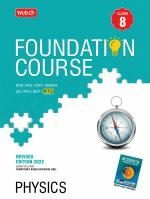 Physics Foundation Course for JEE/NEET/Olympiad : Class 8_MTG Editorial Board_Paperback_280