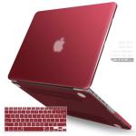 iFyx Compatible with MacBook MacBook Pro Retina 15.6 inch Case Cover A1398 ,Release 2013-2015 Protective Plastic Hard Shell Case Cover + Keyguard Skin + Dustplugs Set (Winered)