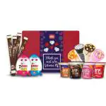 Hugs Made with Love pack - Chocolate Gifting Box | Choco Snacks ( 14 units inside )