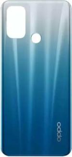 NAFS Blue Back Panel And Replacement Battery Back Door Glass Panel With Logo For Oppo A53
