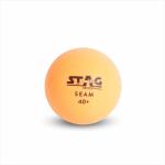 Stag Iconic Seam Orange Table Tennis Ball Pack of 12 40mm 2.7g Perfect for Rallies Serves & Drills