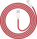 DELPHONIA USB Type C Cable 6.5 A 1 m 65W-10W/6.5A VOOC/WARP/DASH/DASH/SUPERVOOC/SUPERDART CHARGER CABLE (Compatible with Rapid Charging/Fast Charger/ RED)