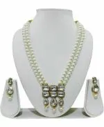 Jn Handicraft Alloy Green Jewel Set For Women