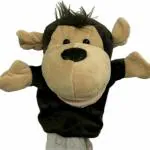 WIZERDY MONKEY HAND PUPPET FOR MAGIC SHOW | VENTRIOQUISM TALKING & CLAPPING | PEICE OF 1