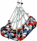 K D Enterprisesse Folding and Washable Multicolor Hammock Swings 8 x 6 x 4 cm