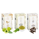 H & B Naturals Amla, Henna, Shikakai Hair Care Powder, 100% Natural, Promotes Hair Growth  300gm