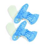 SNOWGY Baby Cloth Diaper Waist Adjust Button with Washable Pad (Medium,2Diaper+2Pad)