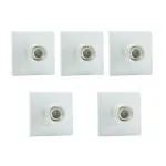 PHILIPS White Plastic Modular Straight B22 Lamp Holders (pack of 5)