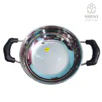 SHINI LIFESTYLE TRIPLY Induction Base Stainless Steel KADHAI, 2.5L Kadhai 23 cm diameter 2.5 L capacity (induction bottom)