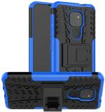 RUNICHA Back Cover for Motorola Moto G9,Moto G9 Play, Moto E7 Plus (Blue, Grip Case, Pack of: 1)
